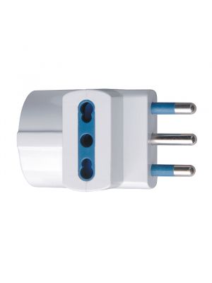 Adattatore Triplo Bianco Spina 16A 