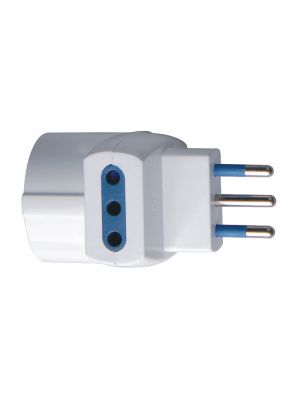 Adattatore Triplo Bianco Spina 10A