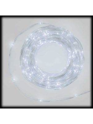 Catena luminosa 30m m, 400 led alta luminosità, bianco freddo