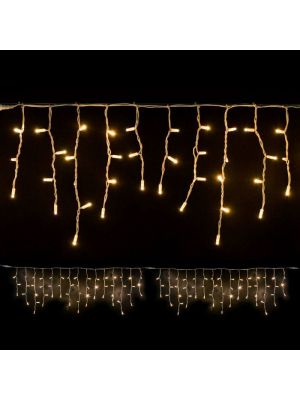 Tenda di luci 3x0,50m 114 Maxiled luce fissa, prolungabile, cavo bianco, bianco classic