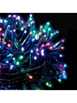 Catena di luci extralong 13,10 m - 180 miniled con memory controller - multicolor