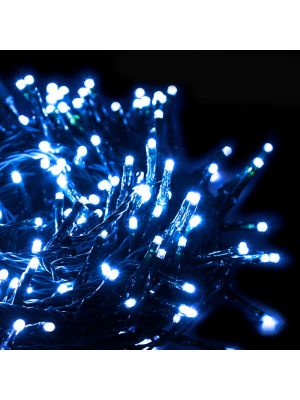 Catena di luci extralong 13,10 m, 180 miniled con memory controller, blu