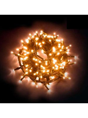 Catena 9 m di luci a led 180 miniled con controller - bianco classic