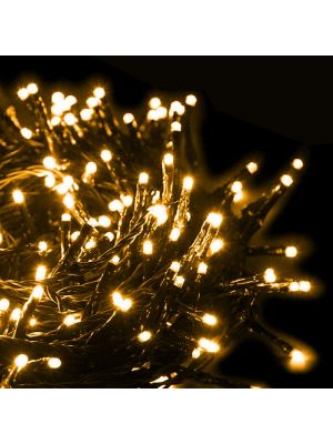 Catena extralong 17,30 m 240 miniled con memory controller bianco caldo tradizionale da esterno