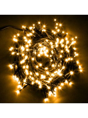 Catena extralong 70,4 m 1000 miniled con memory controller bianco caldo tradizionale cavo verde