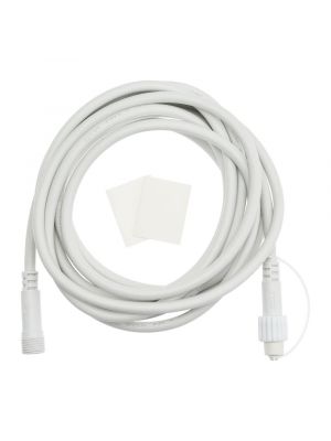 Cavo prolunga bianco di 5 m per catene Vintage Led Pro da esterno ed interno 230V 