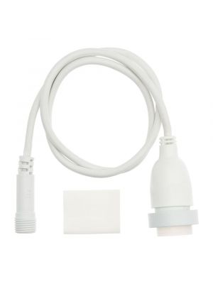 Cavo bianco di 1 mt con portalampada attacco E27 Vintage Led Pro uso interno ed esterno