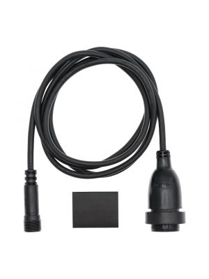Cavo nero di 2 mt con portalampada attacco E27 Vintage Led Pro per interno ed esterno