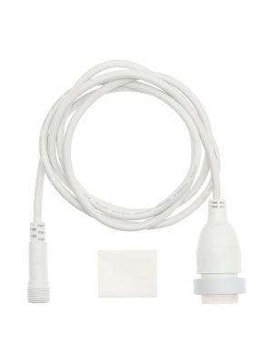 Cavo bianco di 2 mt con portalampada attacco E27 Vintage Led Pro uso esterno