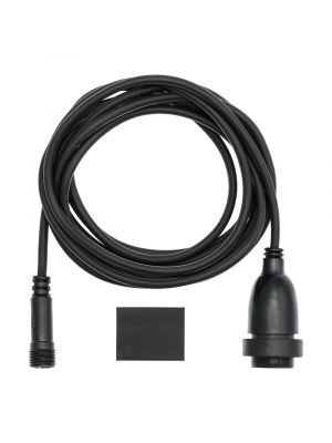 Cavo nero di 4 mt con portalampada attacco E27 Vintage Led Pro uso esterno