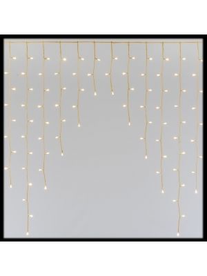 Tenda 450xh120 cm - 300 Led SuperBright flashled prolungabile bianco classic caldo cavo bianco