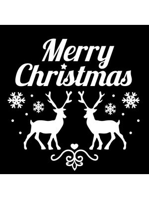 Gobo Ø37-23mm per proiettore professionale, Merry Christmas con renne