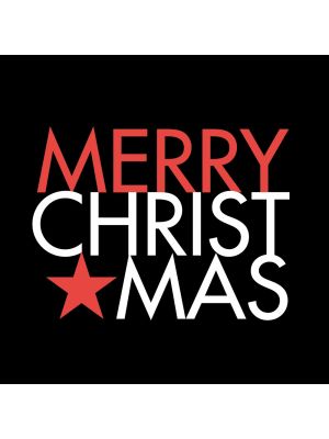 Gobo Ø37-23mm per proiettore professionale, Merry Christmas con stella