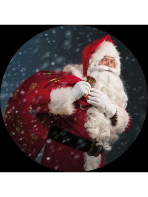 Gobo Ø37-23mm per proiettore professionale, Babbo Natale
