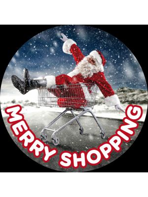 Gobo Ø37-23mm full color per proiettore Babbo merry shopping su carrello della spesa