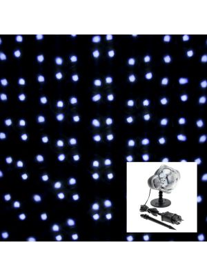 Proiettore led nevicata di punti, bianco freddo