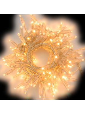 Catena luminosa cluster 4 m, 192 Maxiled, prolungabile, SENZA alimentazione, bianco classic