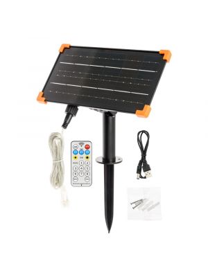 Pannello solare per decorazioni SMART CONNECT, max 1500 led, con telecomando