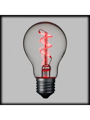 Lampadina E27 party light, filament led, rosso