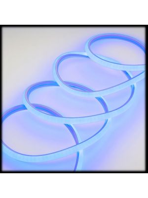 Tubo luminoso led monofacciale effetto neon 50 m, 6000 led, luce fissa, blu