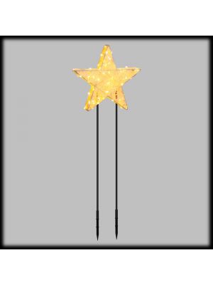 Stella luminosa multiuso Ø35cm 80 Led a luce fissa bianco tradizionale