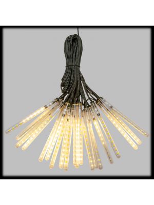 Catena 9.5 m 20 Mini Lightfall Led effetto neve bianco caldo