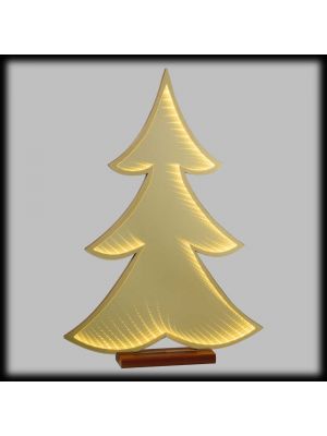 Albero di Natale 43H60 cm Infinity Mirror bifacciale