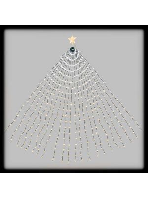 Mantello di luci H195cm|440 gocce di luce ad alta luminosità bianco classic & ghiaccio