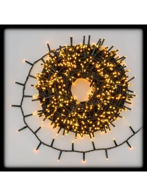Catena luminosa a nastro 30,5 m 1000 miniled reflex bianco caldo