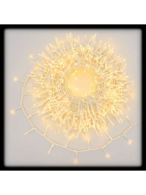 Catena luminosa 30m, 1000 Miniled Reflex, bianco caldo