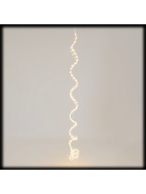 Cascata di luci 1500 microled, 15 stringhe da 5 m, bianco caldo flashled diamond