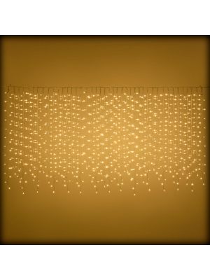 Ice Light Tenda Irregolare SMART Connect ILTE 200xH1,10cm, 840 led, con controller, bianco caldo