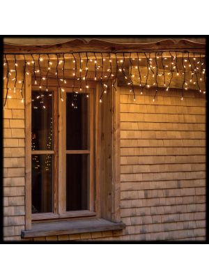 Ice Light 540xH36 con 90 stringhe, 360 led luce fissa bianco caldo, prolungabile