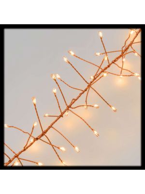 Catena di luci a nastro 20 m, flashled diamond, bianco caldo e bianco tradizionale