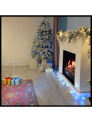 Albero luminoso da 120 cm con 114 microled bianco caldo