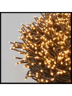 Catena 15 m, 1000 MiniLED, flashled diamond, bianco traditional e bianco caldo