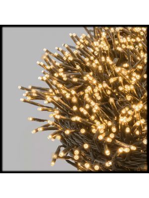 Catena 15 m, 1000 MiniLED, flashled diamond, bianco caldo