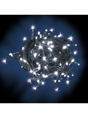 Catena luminosa 1,90m a batteria 48 minilucciole led con controller bianco freddo