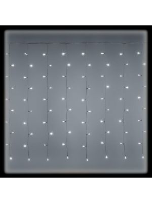 Tenda bianco ghiaccio 200 led reflex, gioco di luce automatico flashled
