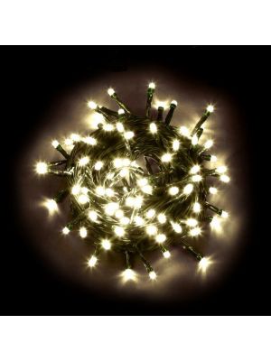 Catena luminosa 5 m, 100 led Reflex con controller, bianco classic