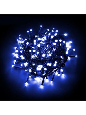 Catena luminosa 7,50 m, 180 led reflex con controller, blu