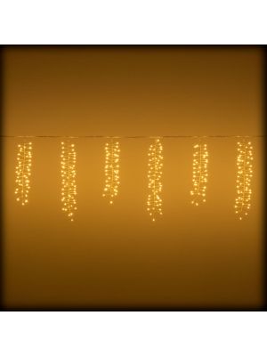 Ice Cluster Light 500 MicroLed 300xH50cm|bianco caldo Controller Timer Prolungabile