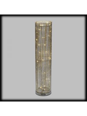 Colonna argentata 3D H 100 cm