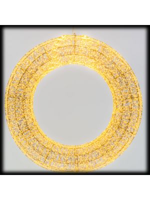 Decorazione natalizia 3D corona Ø110 cm