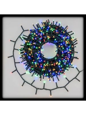 Catena luminosa a nastro 30,5 m, 1000 miniled reflex, multicolor
