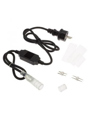 Set accessori con cavo di alimentazione per completamento tubo luminoso a led