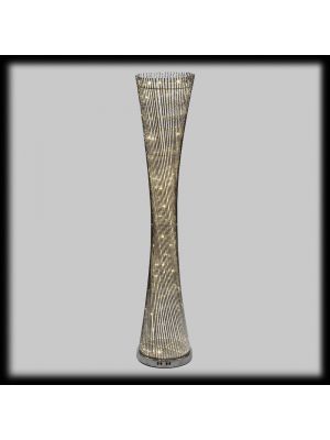 Vaso 3D a spirale H 140 cm 100 led bianco naturale 4000°K