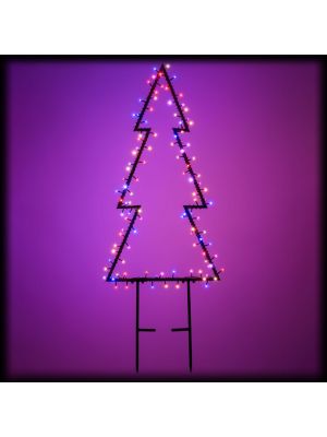 Albero WONDER H105cm 110 led superbright RB e bianco caldo