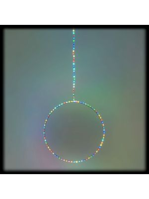 Cerchio luminoso 2D Ø 37 cm, 105 microled Multiflash RGB 