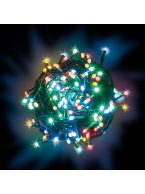 Catena luminosa 1,90 m a batteria 48 minilucciole led con memory controller timer - multicolor